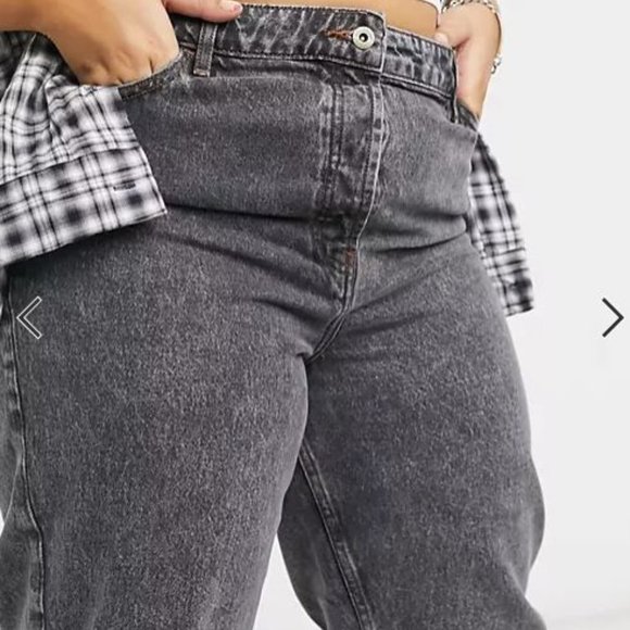 ASOS | Women’s | COLLUSION x005 Plus Straight Leg Jeans -Washed Black | Size: 14 - Picture 9 of 9